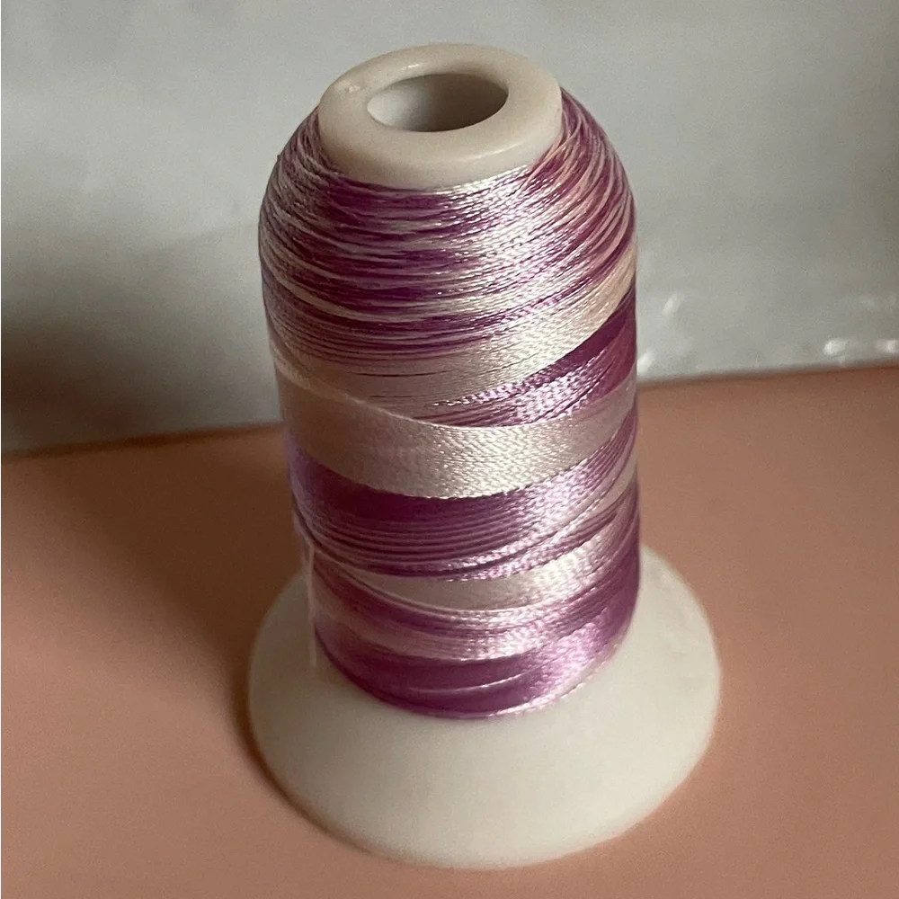 Simthread S109 Purple Variegated Embroidery Thread 550Y  100% Polyester